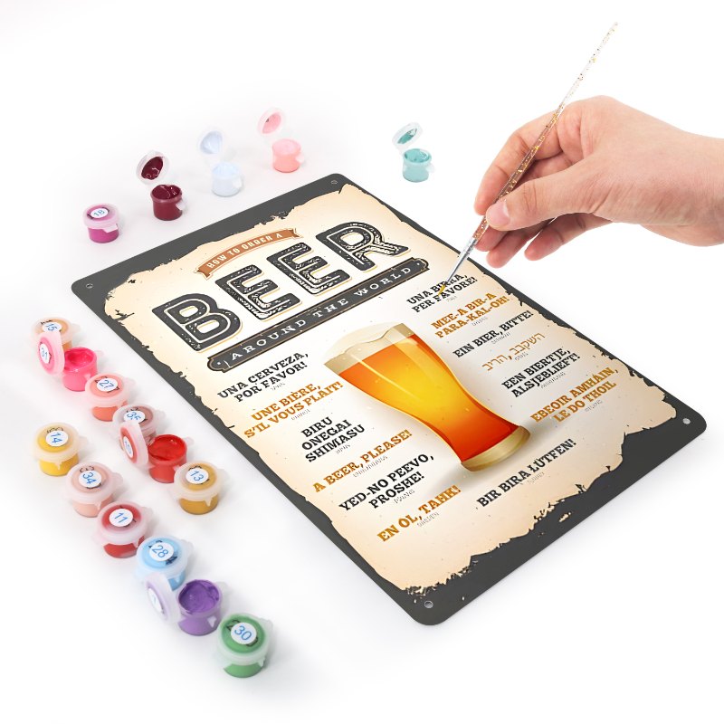 Beer Around the World | Paint by Numbers