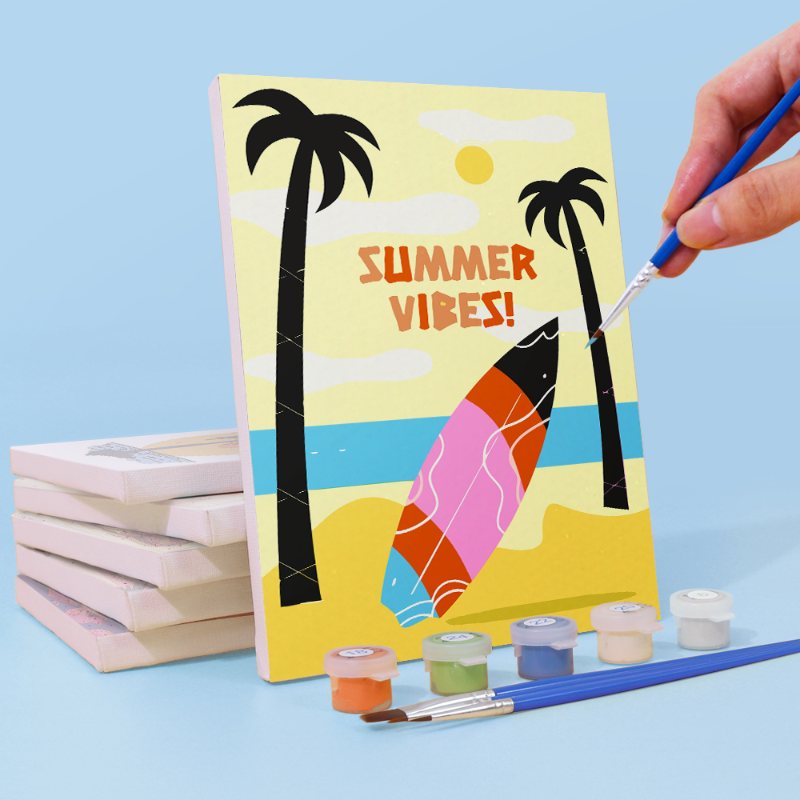 6 Mini Paintings | Summer Set