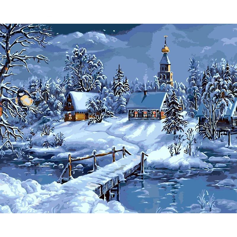 Winter Landscape | Paint by Numbers
