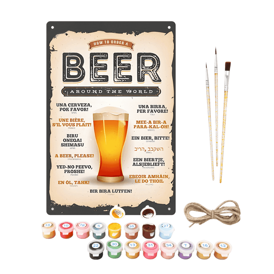 Beer Around the World | Paint by Numbers