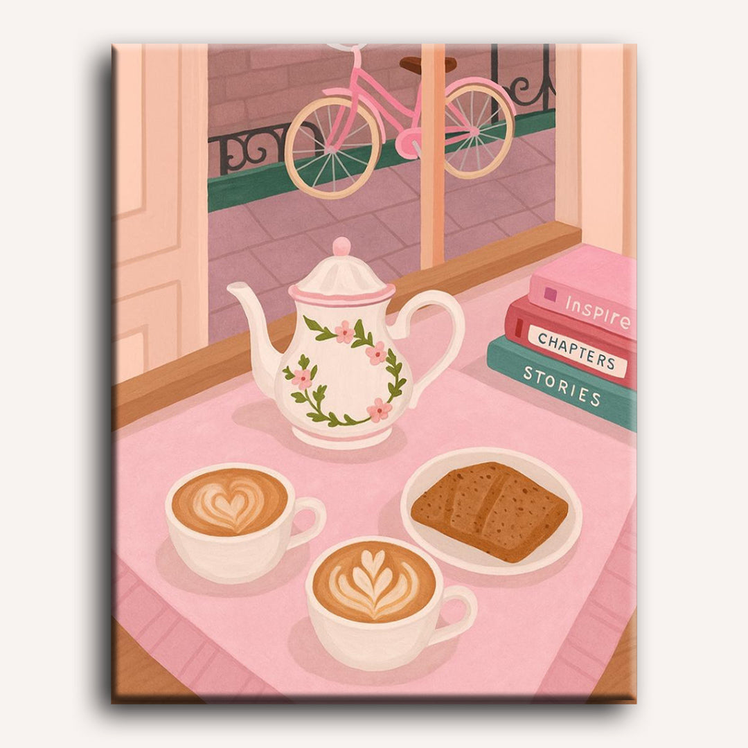 Romantic Cafe | Paint by Numbers