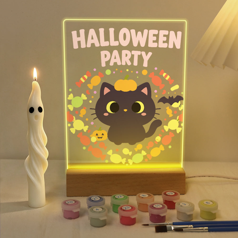 Pumpkin Paws | Paint by Numbers