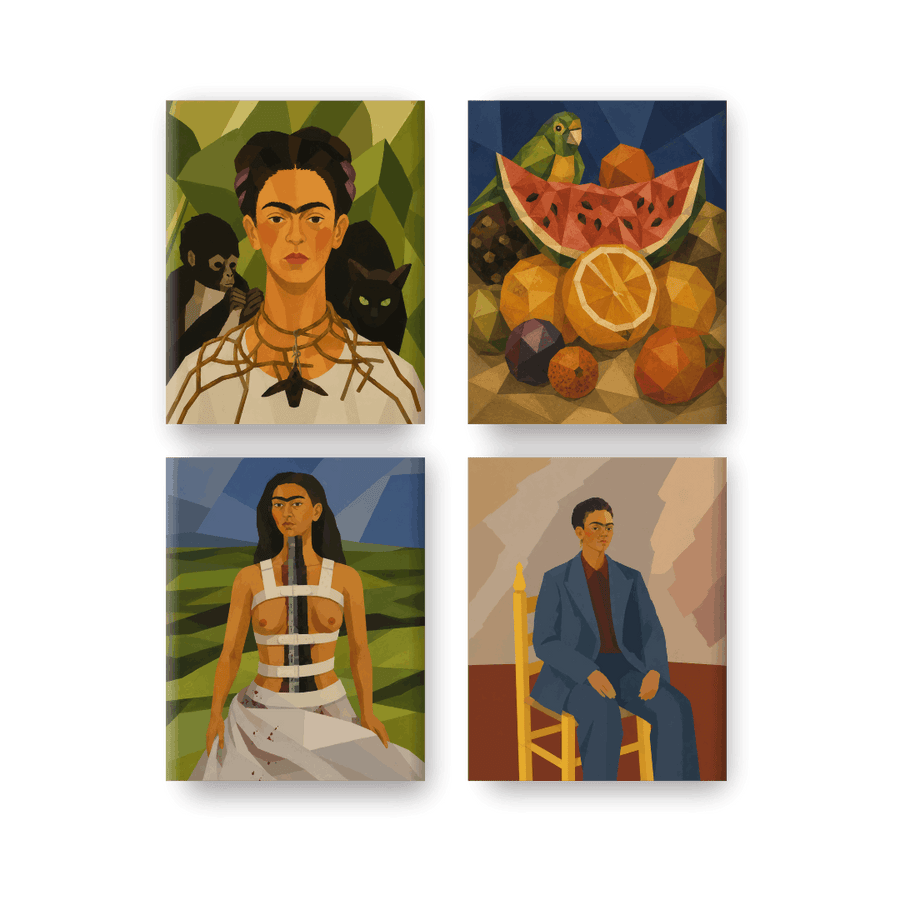 4 Mini Paintings | Frida's Creations Set