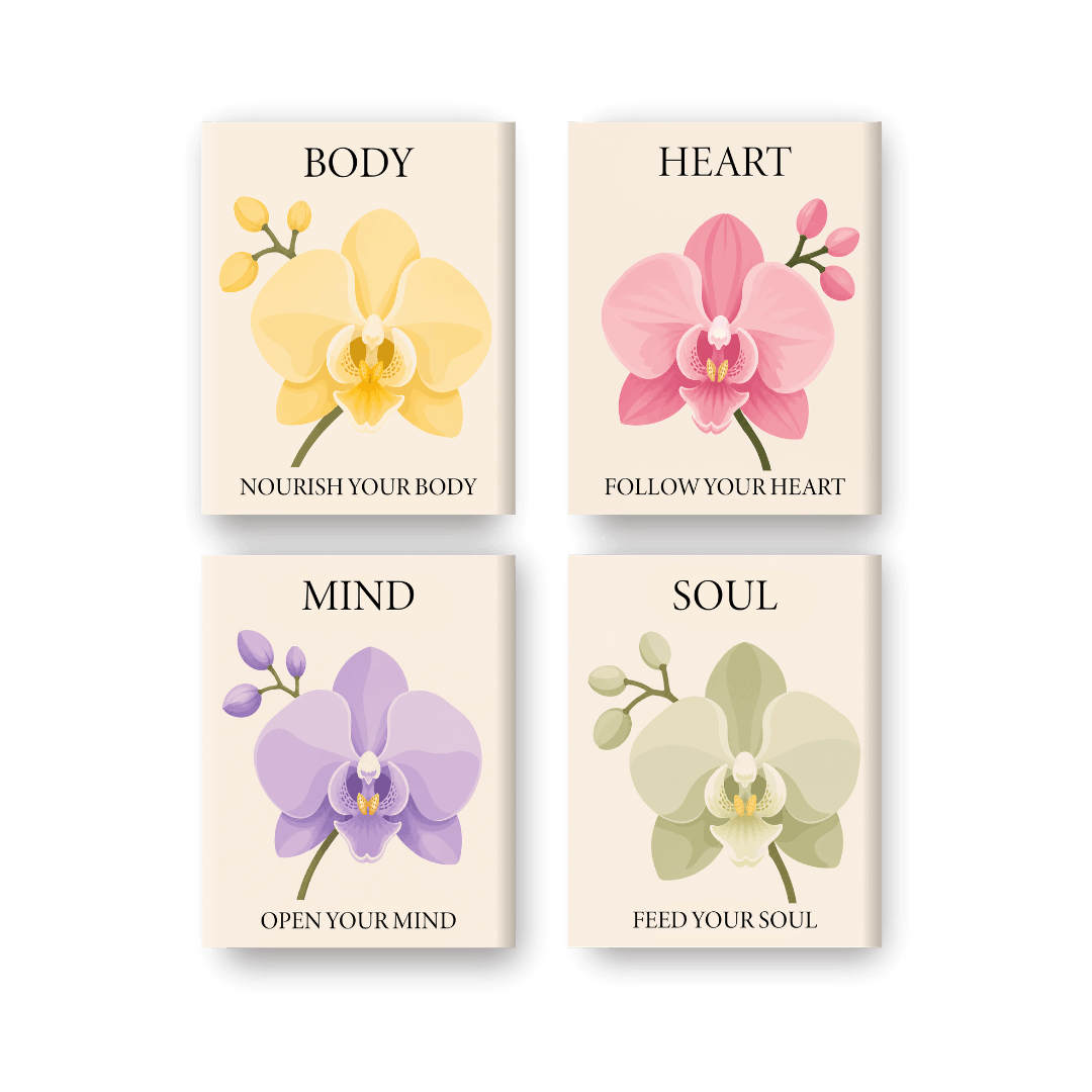 4 Mini Paintings | Feed your Soul Set