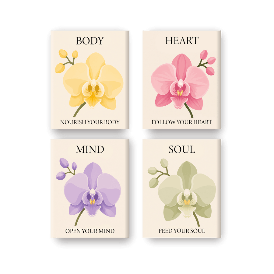 4 Mini Paintings | Feed your Soul Set