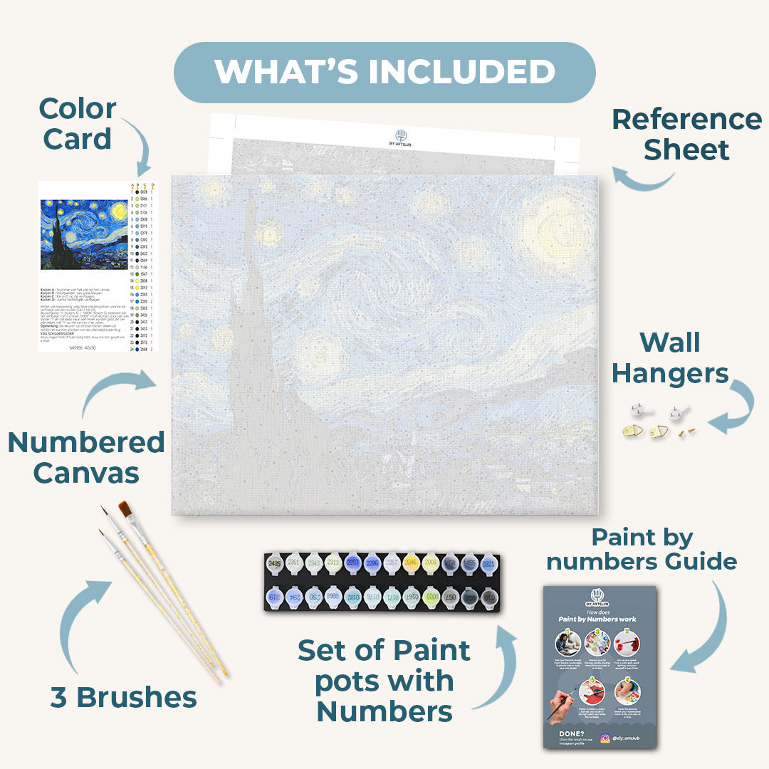 The Starry Night | Paint by Numbers