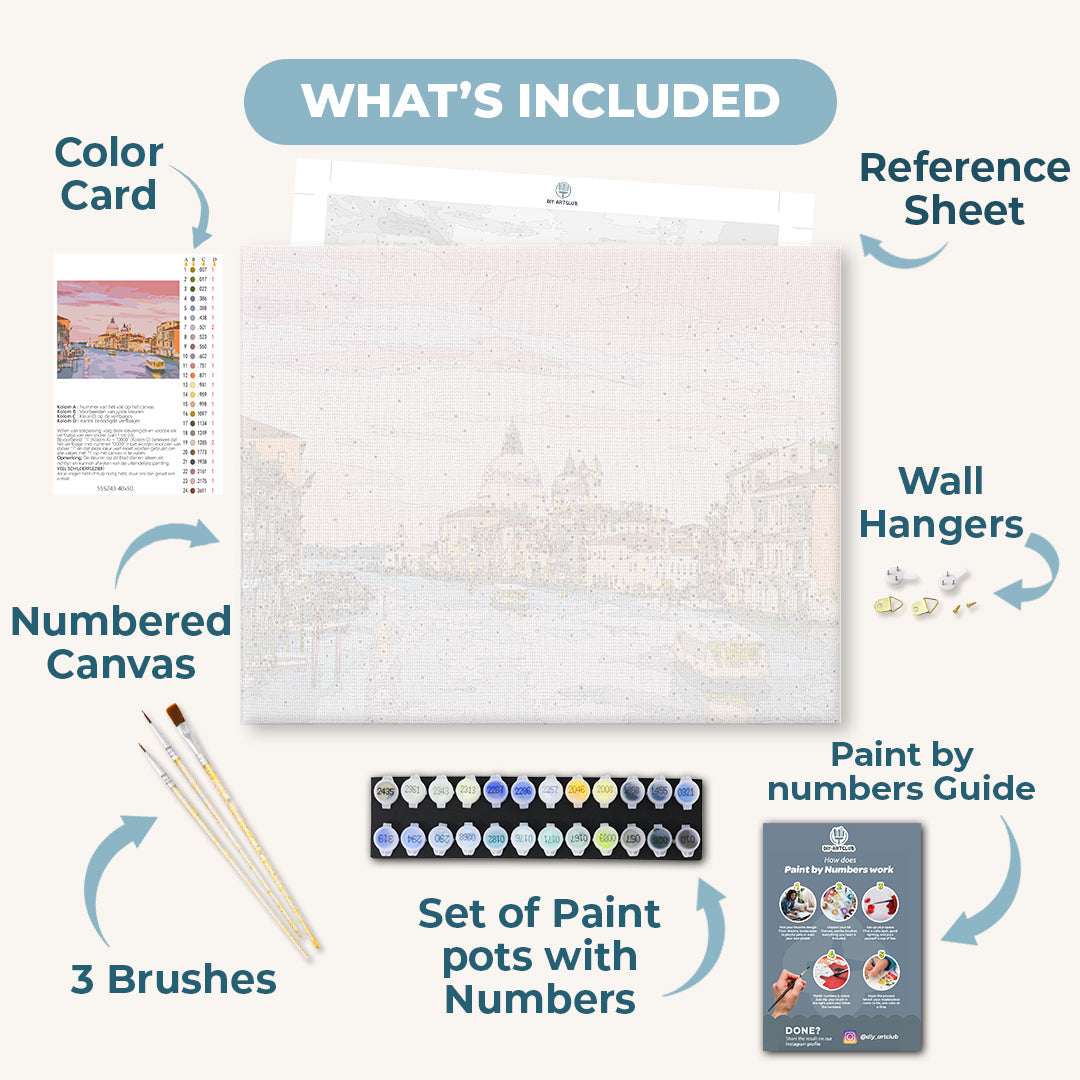 Grand Canal of Venice | Paint by Numbers