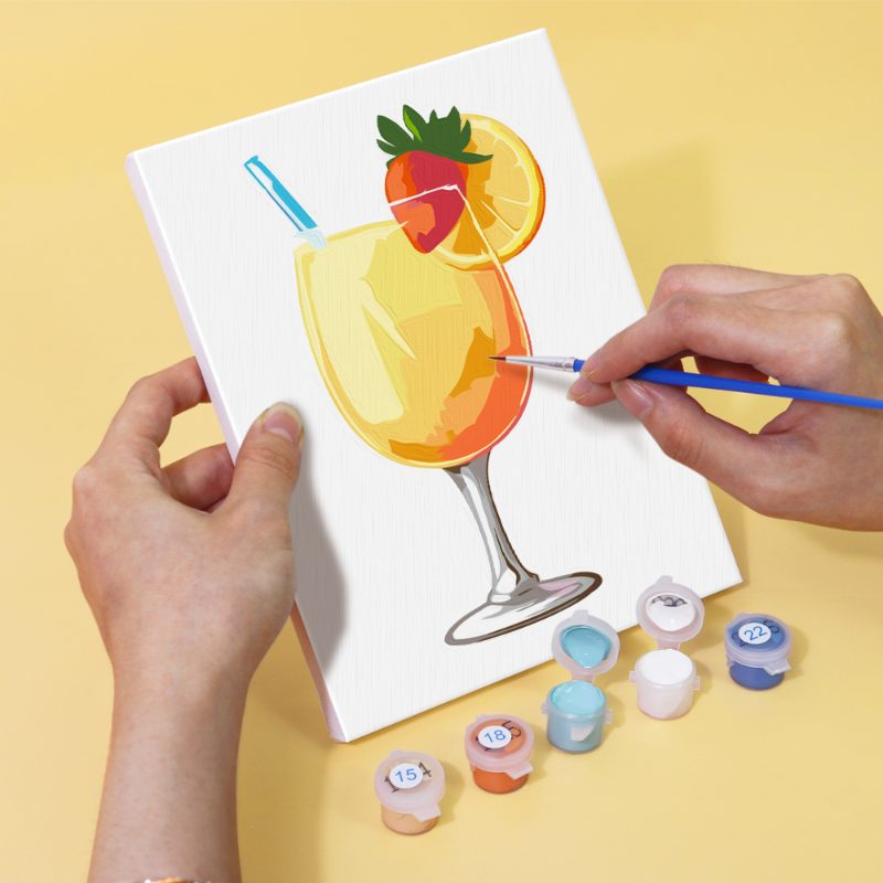 6 Mini Paintings | Summer Cocktail Set