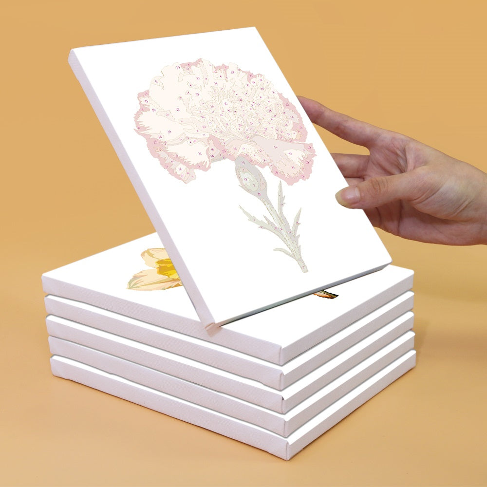 6 Mini Paintings | Flowers Set 2.0