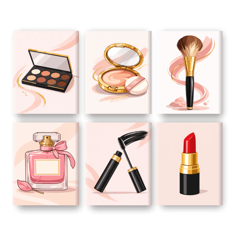 6 Mini Paintings | Makeup Set