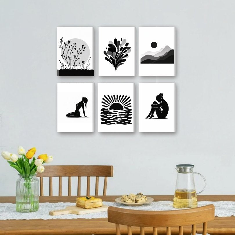 6 Mini Paintings | Calm Essence Set