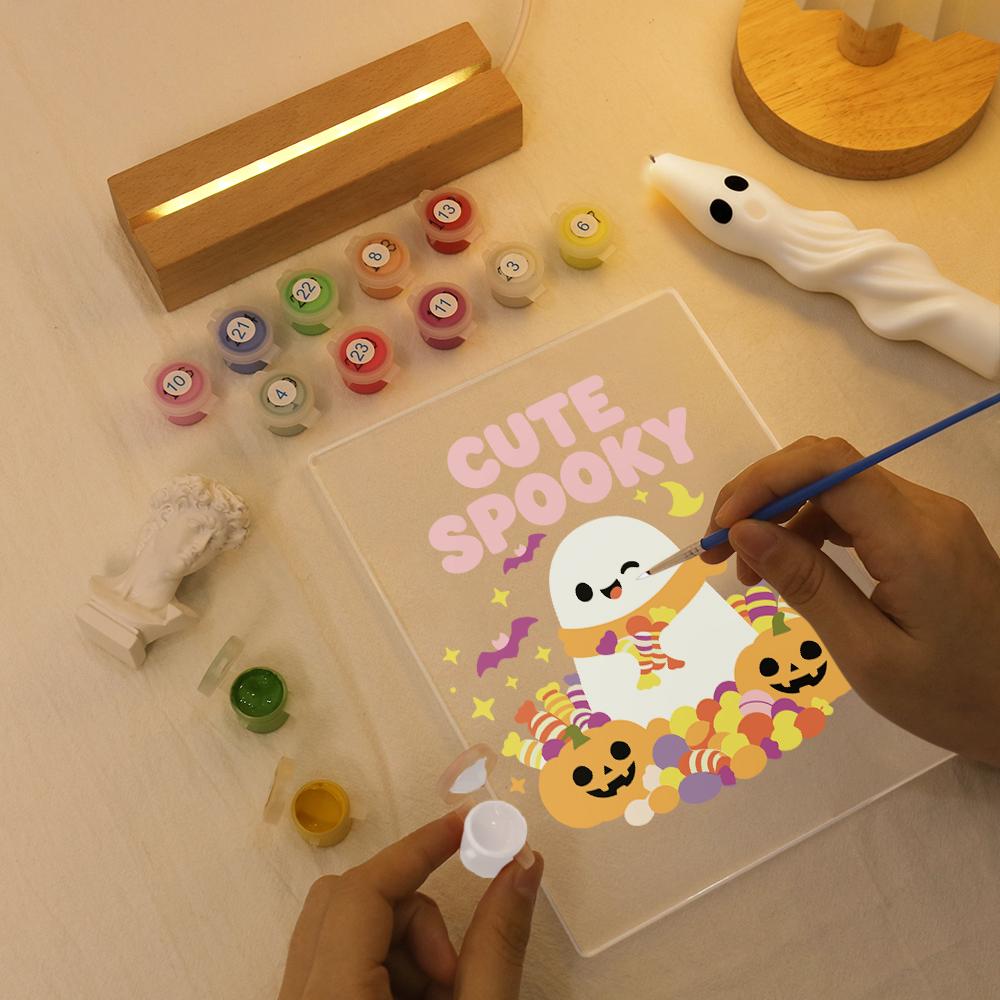 Cute Ghost | Paint by Numbers