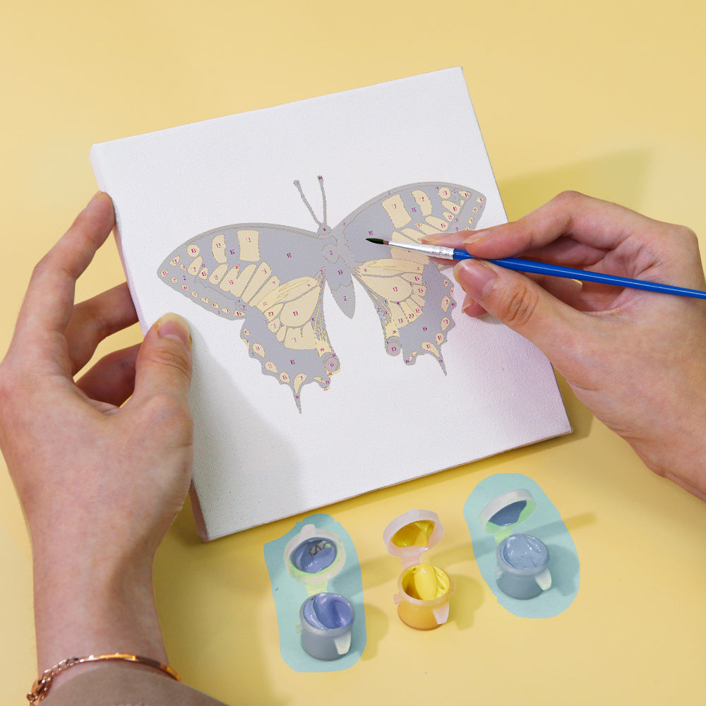 6 Mini Paintings | Butterfly Set