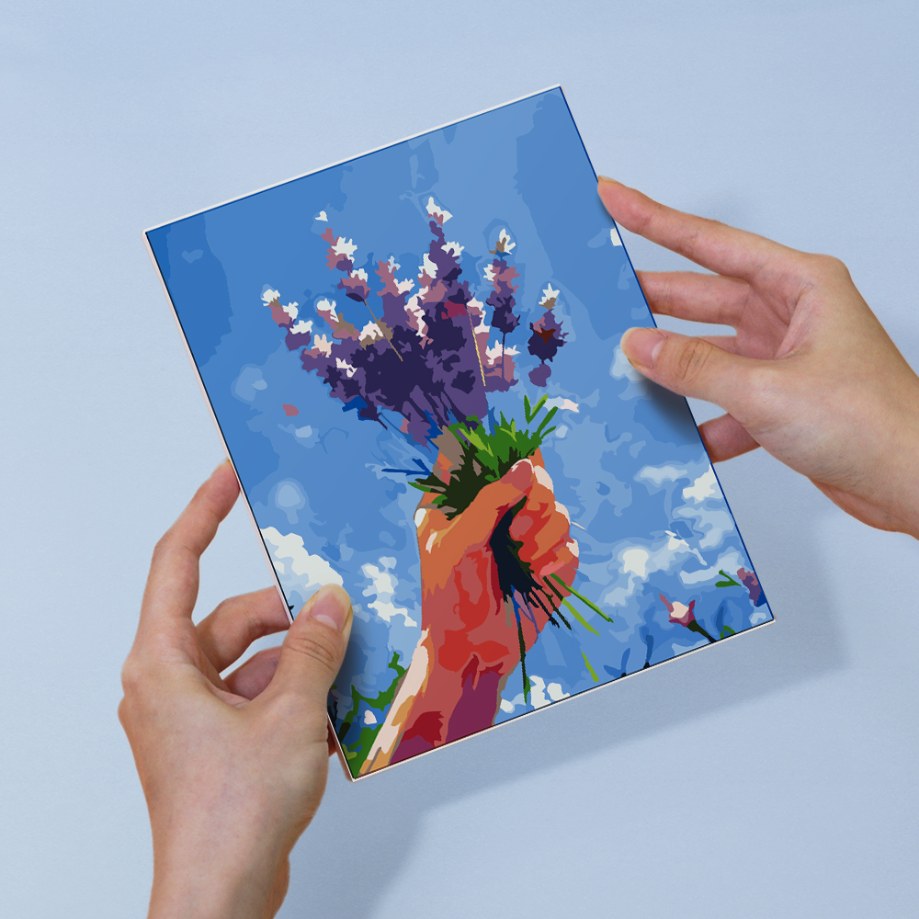 6 Mini Paintings | Bouquets in the Sky Set