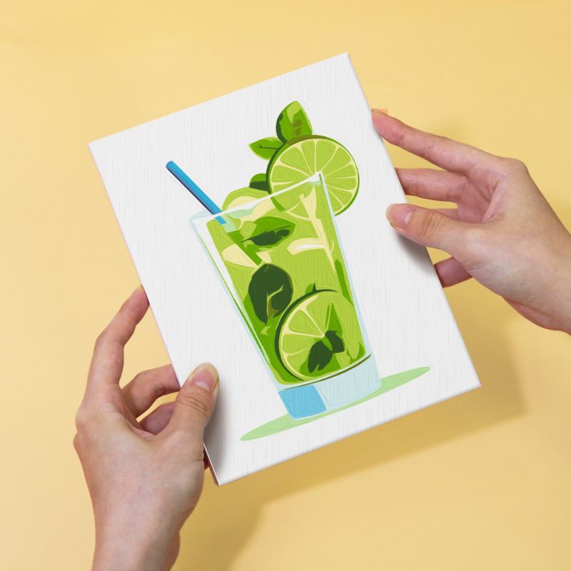 6 Mini Paintings | Summer Cocktail Set