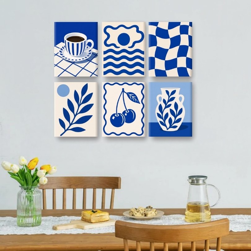 6 Mini Paintings | Aegean Dreams Set