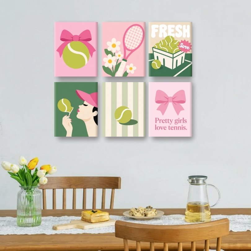6 Mini Paintings | Fresh Serve Set