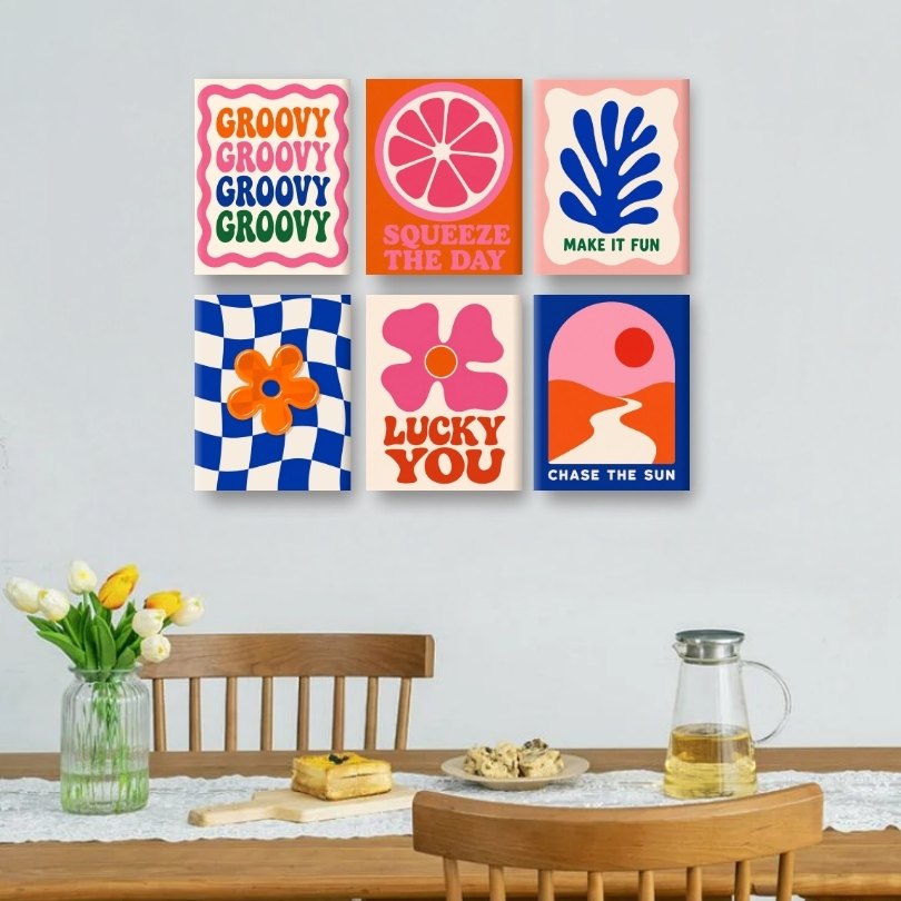 6 Mini Paintings | Squeeze The Day Set