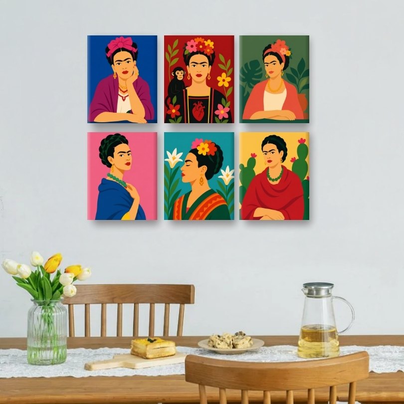 6 Mini Paintings | Frida Forever Set