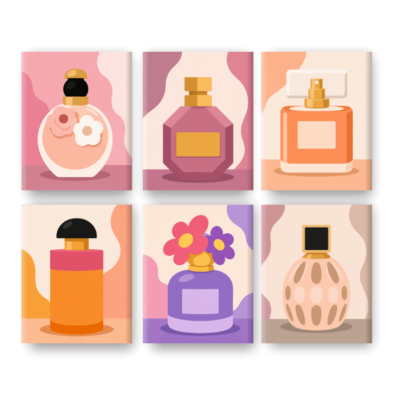 6 Mini Paintings | Fragrance Affair Set