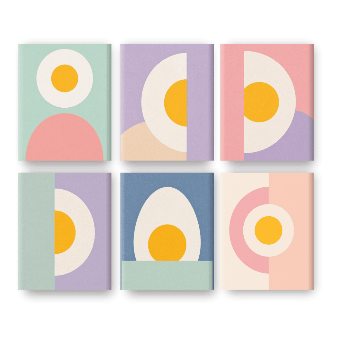 6 Mini Paintings | Bauhaus Dreams Set