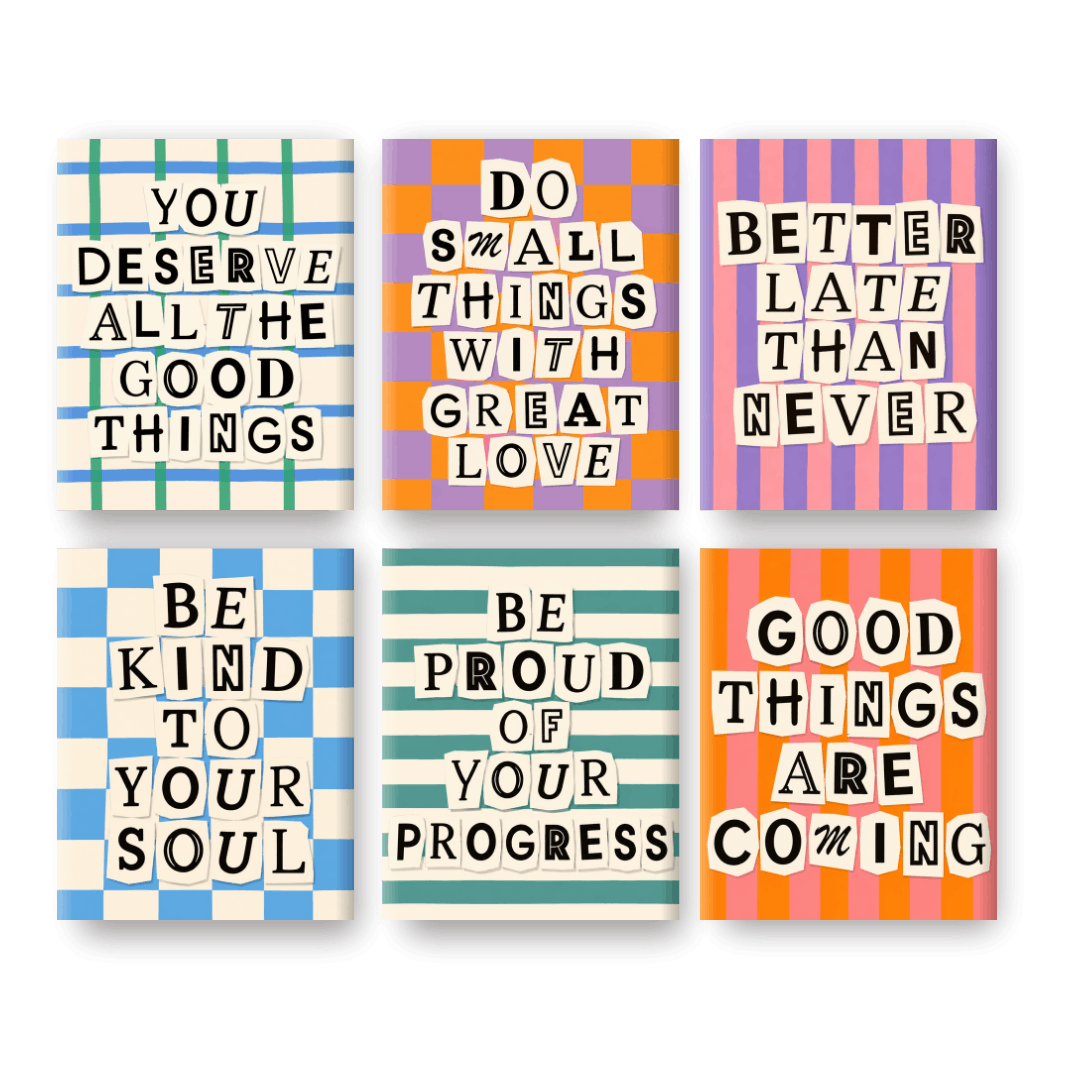 6 Mini Paintings | Good Things Are Coming Set