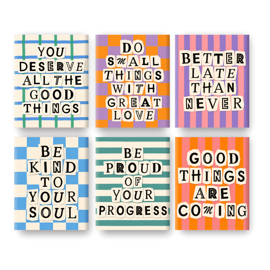 6 Mini Paintings | Good Things Are Coming Set