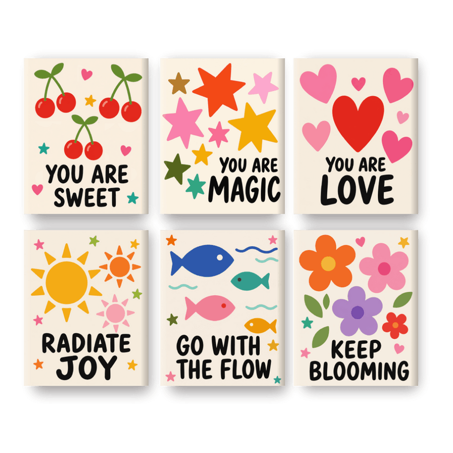 6 Mini Paintings | You Are Magic Set