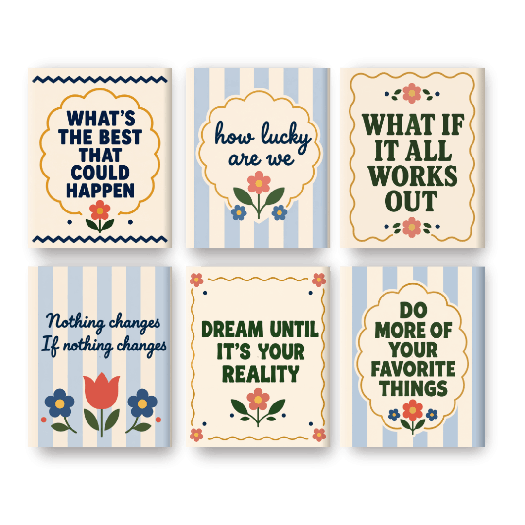 6 Mini Paintings | How Lucky Are We Set