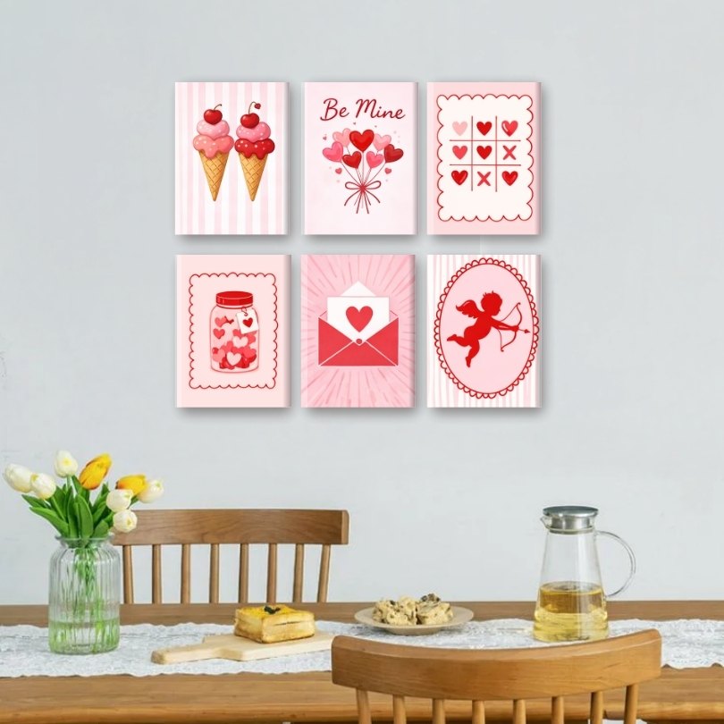 6 Mini Paintings | Cupid Set
