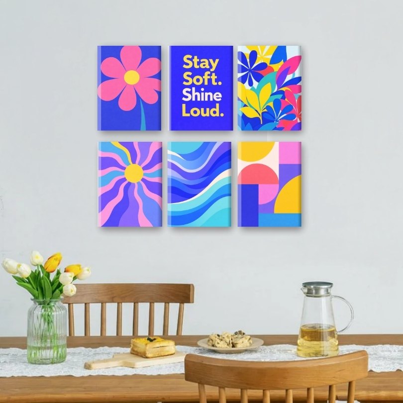 6 Mini Paintings | Color Pop Set