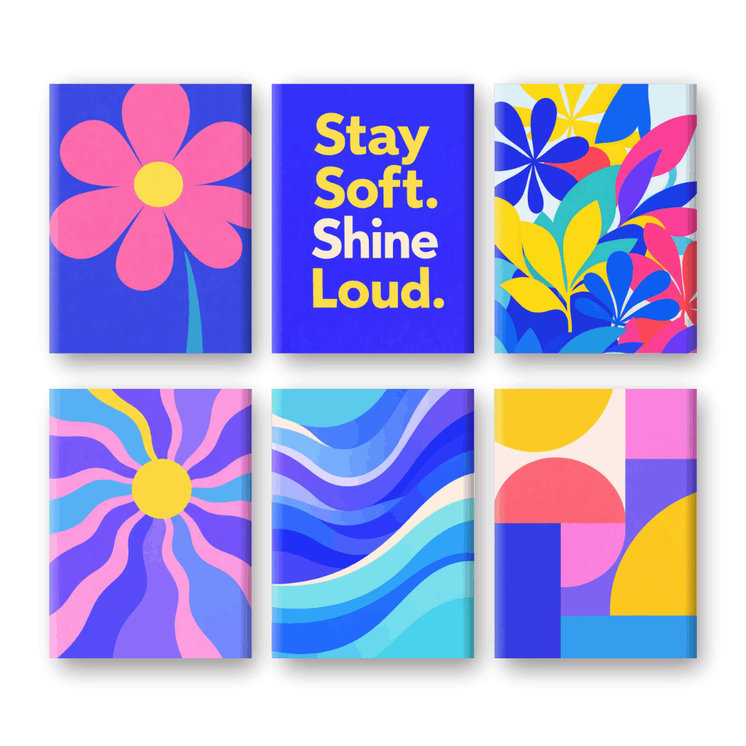 6 Mini Paintings | Color Pop Set