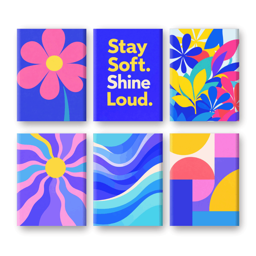 6 Mini Paintings | Color Pop Set