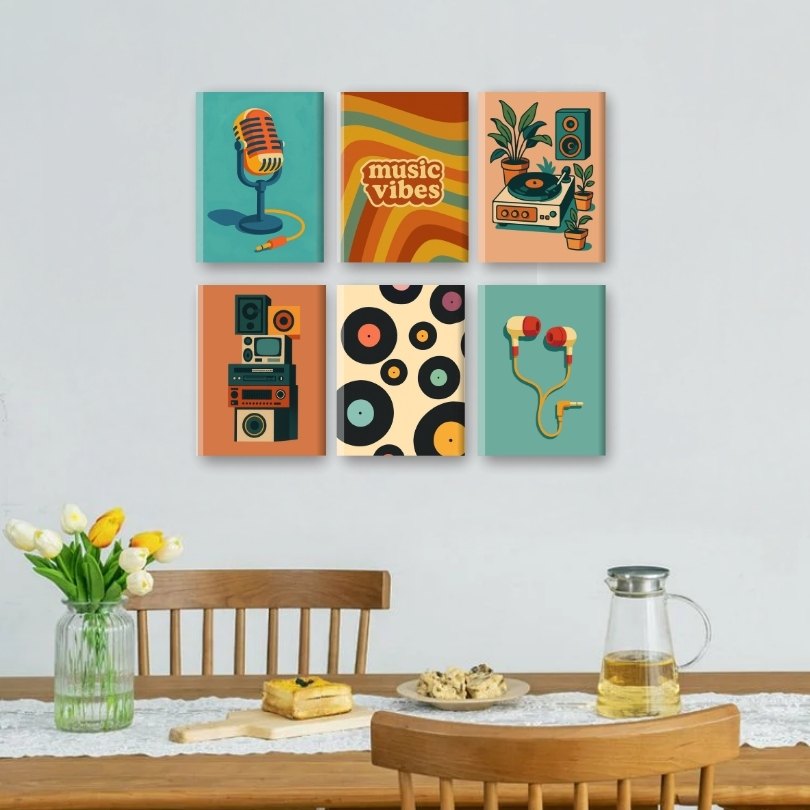 6 Mini Paintings | Music Set