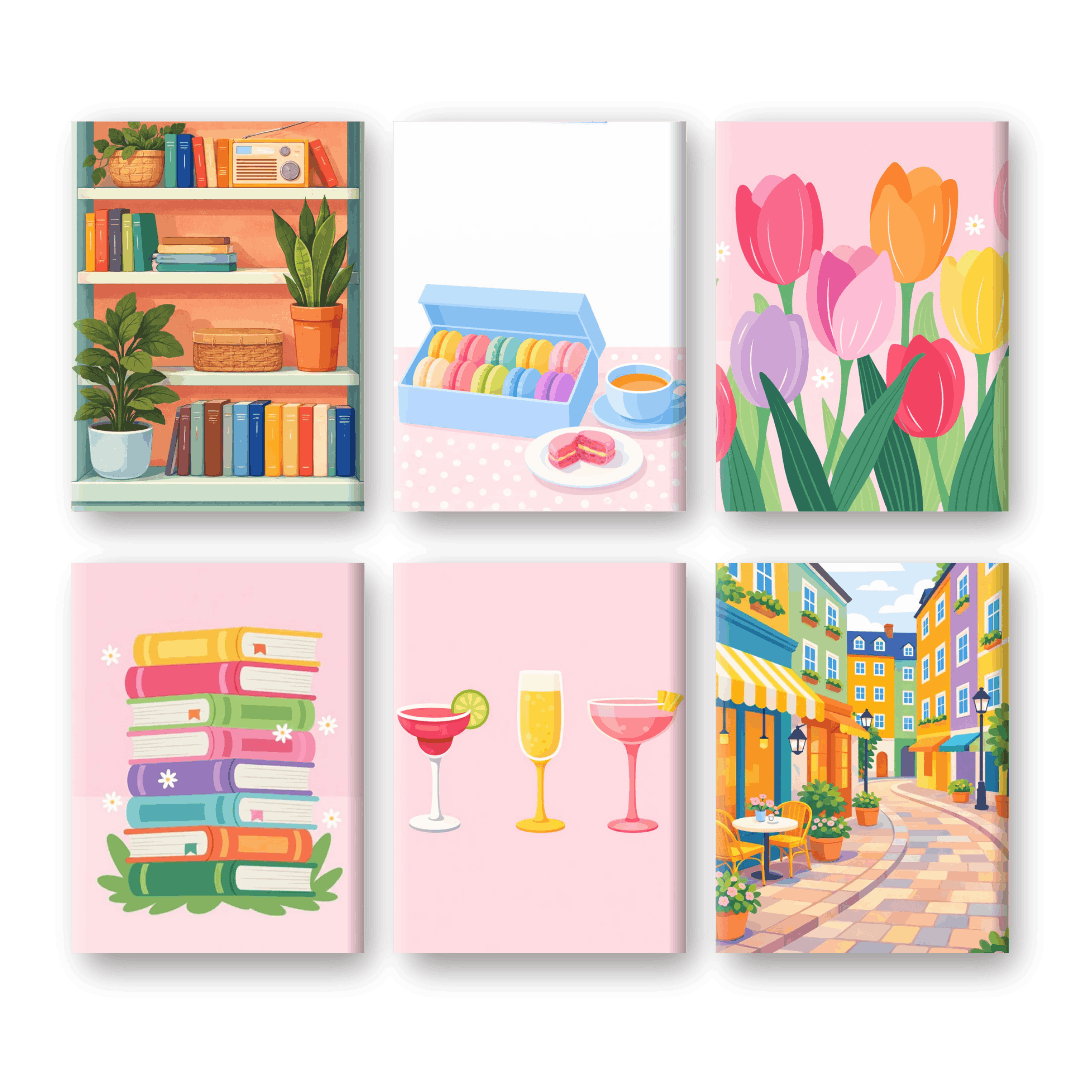 6 Mini Paintings | Pastel Moments Set