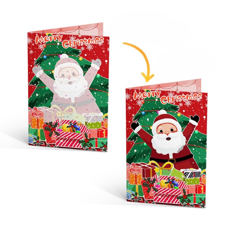 Paint by Numbers Christmas Cards - 6 Pieces