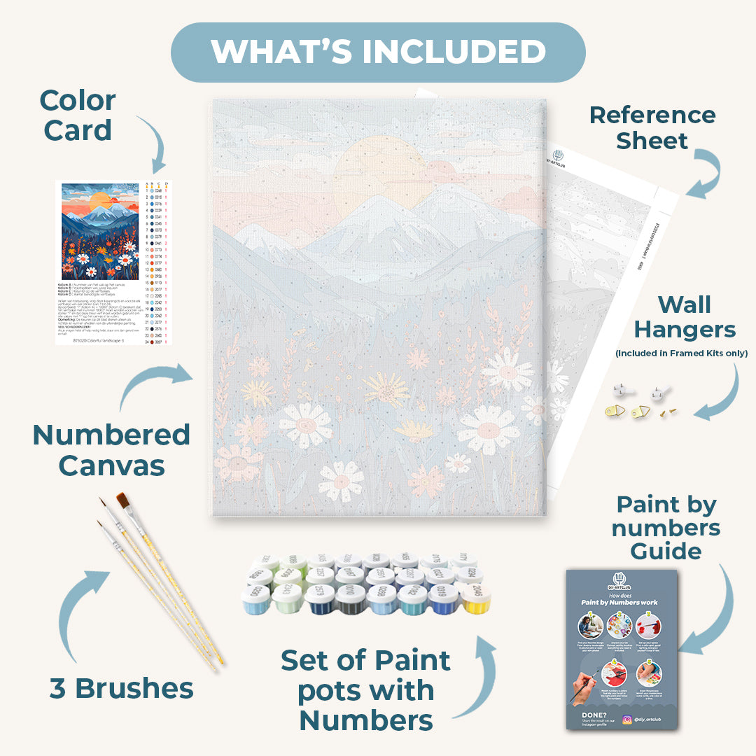 Colorful Landscape | Paint by Numbers