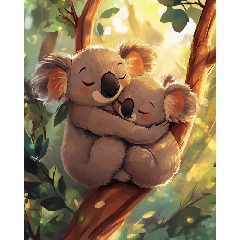 Cute Koalas Set | Paint by Numbers