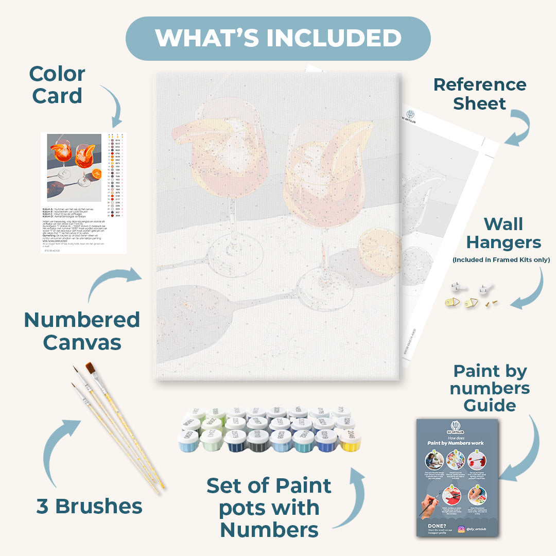Summer Cocktails Set | Paint by Numbers