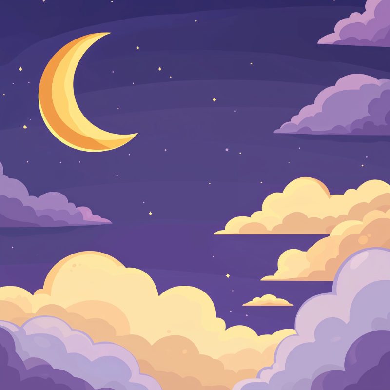 Purple Sky | Paint by Numbers