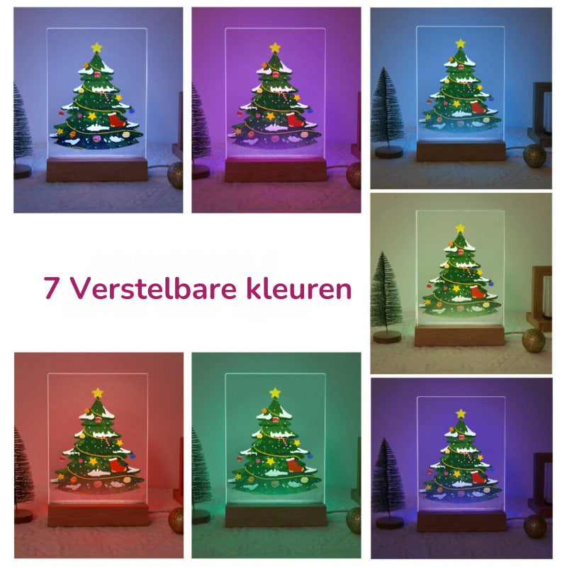 Merry Christmas | Paint by Numbers Lamp