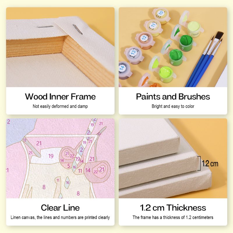 6 Mini Paintings | Sip & Paint Cocktail Set