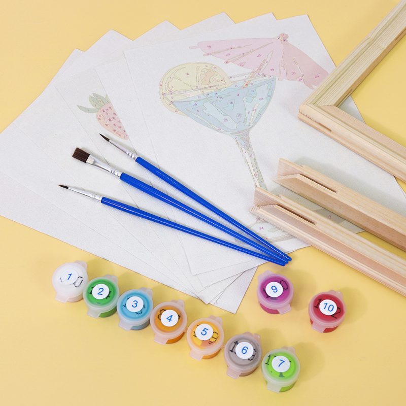6 Mini Paintings | Summer Cocktail Set