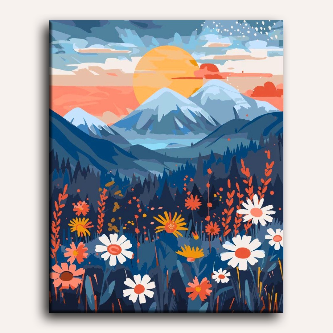 Colorful Landscape | Paint by Numbers
