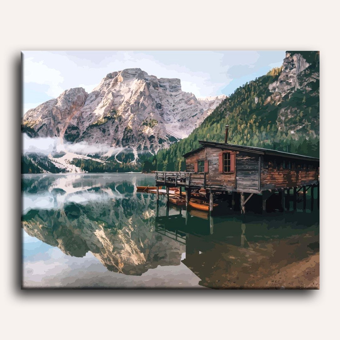 Lake Braies | Paint by Numbers