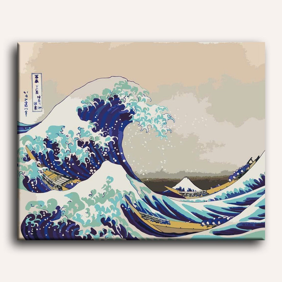 The Great Wave off Kanagawa | Paint by Numbers