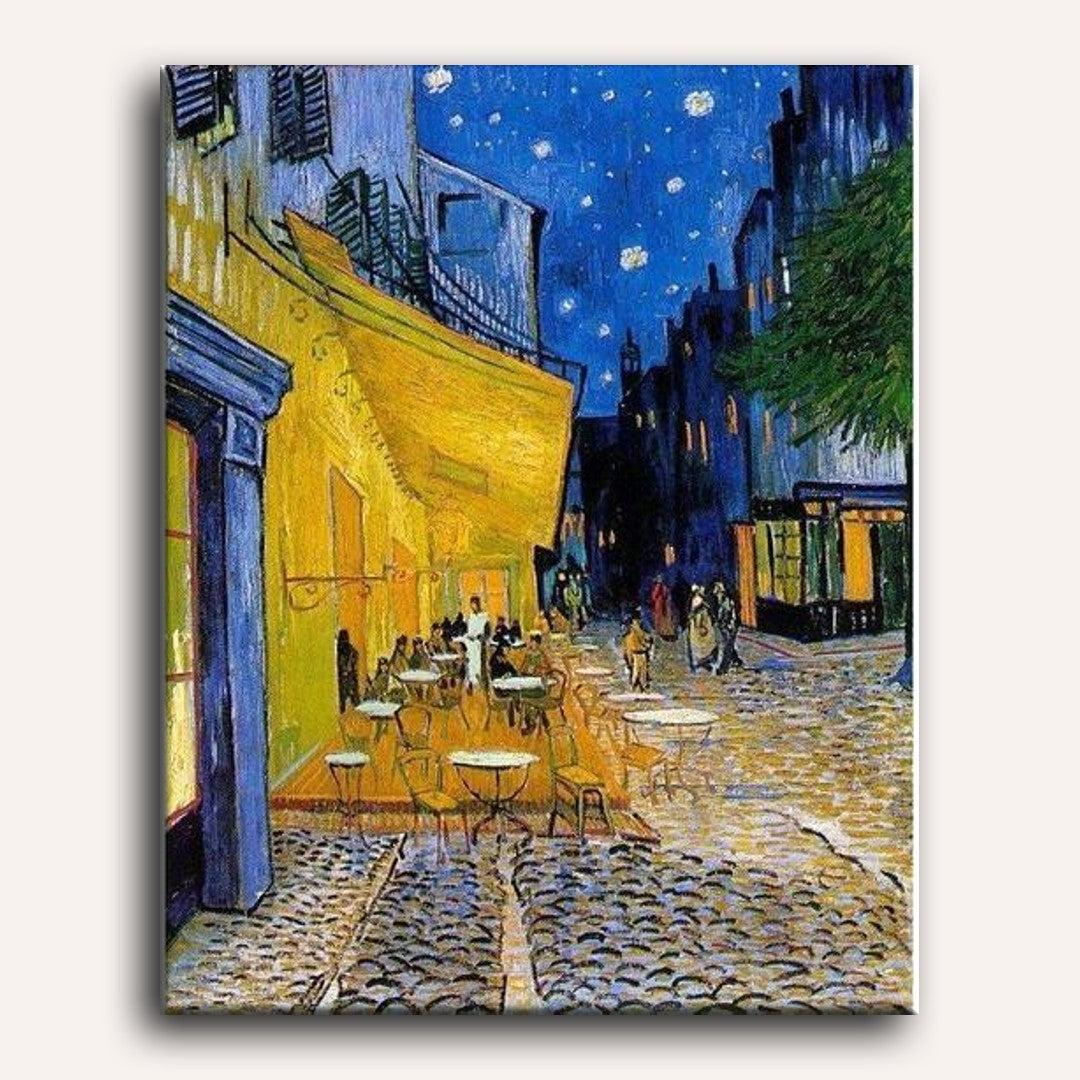Cafe Terrace at Night | Paint by Numbers