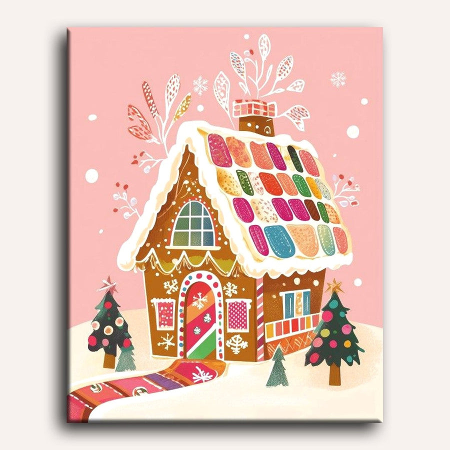 Gingerbread House | Paint by Numbers