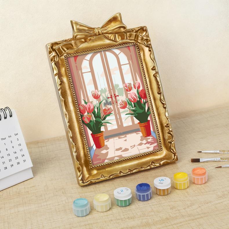 Tulips at the Door | Paint by Numbers