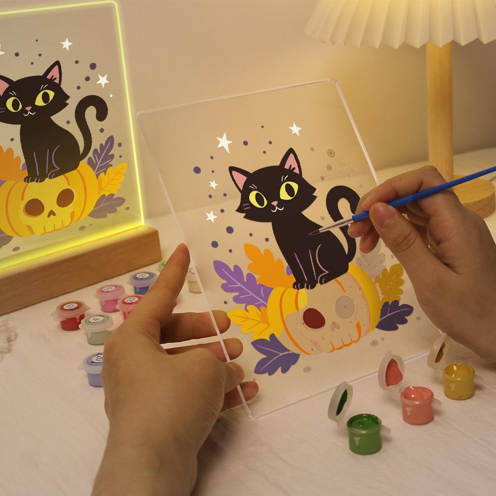 Pumpkin Cat | Paint by Numbers
